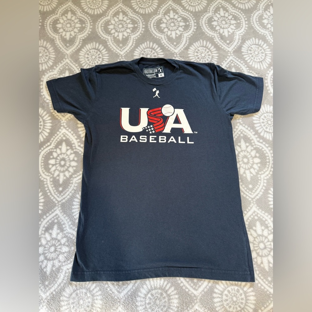 Baseballism USA Baseball T-shirt, Men's Medium